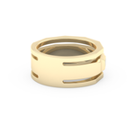 Five Stones Setting Wedding Band with 0.67 TCW Baguette Cut Moissanite – Yellow, White, or Rose Gold