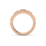 Five Stones Setting Wedding Band with 0.67 TCW Baguette Cut Moissanite – Yellow, White, or Rose Gold