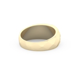 Multi Stones Setting Wedding Band with 0.231 TCW Round Cut Moissanite – Yellow, White, or Rose Gold