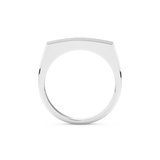 Flush Setting Wedding Band with 0.28 CT Round Cut Moissanite – Yellow, White, or Rose Gold