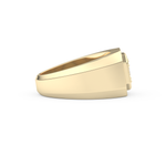 Multi Stones Wedding Band with 0.46 CT Round and Baguette Cut Moissanite – Yellow, White, or Rose Gold