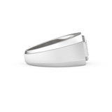 Multi Stones Wedding Band with 0.46 CT Round and Baguette Cut Moissanite – Yellow, White, or Rose Gold