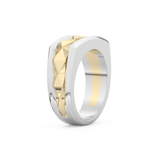Flush Setting Men's Wedding Band Moissanite – Yellow, White, or Rose Gold 10