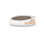 Flush Setting Men's Wedding Band Moissanite – Yellow, White, or Rose Gold 15