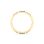 Patterned Wedding Band Moissanite – Yellow, White, or Rose Gold