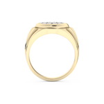 Multi Stones Style Wedding Band with 0.417 CT Round Cut Moissanite – Yellow, White, or Rose Gold