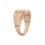Multi Stones Style Wedding Band with 0.417 CT Round Cut Moissanite – Yellow, White, or Rose Gold