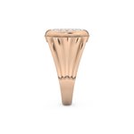 Multi Stones Style Wedding Band with 0.417 CT Round Cut Moissanite – Yellow, White, or Rose Gold