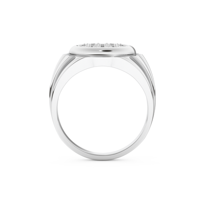Multi Stones Style Wedding Band with 0.417 CT Round Cut Moissanite – Yellow, White, or Rose Gold