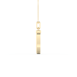 Trunk Shaped Necklace in Solid Gold