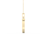 Trunk Shaped Necklace in Solid Gold