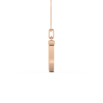Trunk Shaped Necklace in Solid Gold