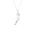 Trunk Shaped Necklace in Solid Gold