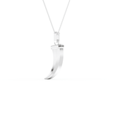 Trunk Shaped Necklace in Solid Gold