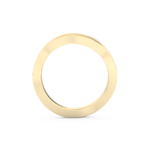 Multi Stones and Curved Wedding Band with 0.754 CT Round Cut Moissanite – Yellow, White, or Rose Gold