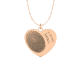Custom Pendant Necklace – Personalized Fingerprint 11
