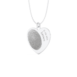 Custom Pendant Necklace – Personalized Fingerprint 2