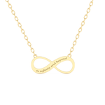 Custom Pendant Necklace – Infinity Symbol and Text Engraving 6