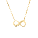 Custom Pendant Necklace – Infinity Symbol and Text Engraving 7