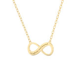 Custom Pendant Necklace – Infinity Symbol and Text Engraving 7