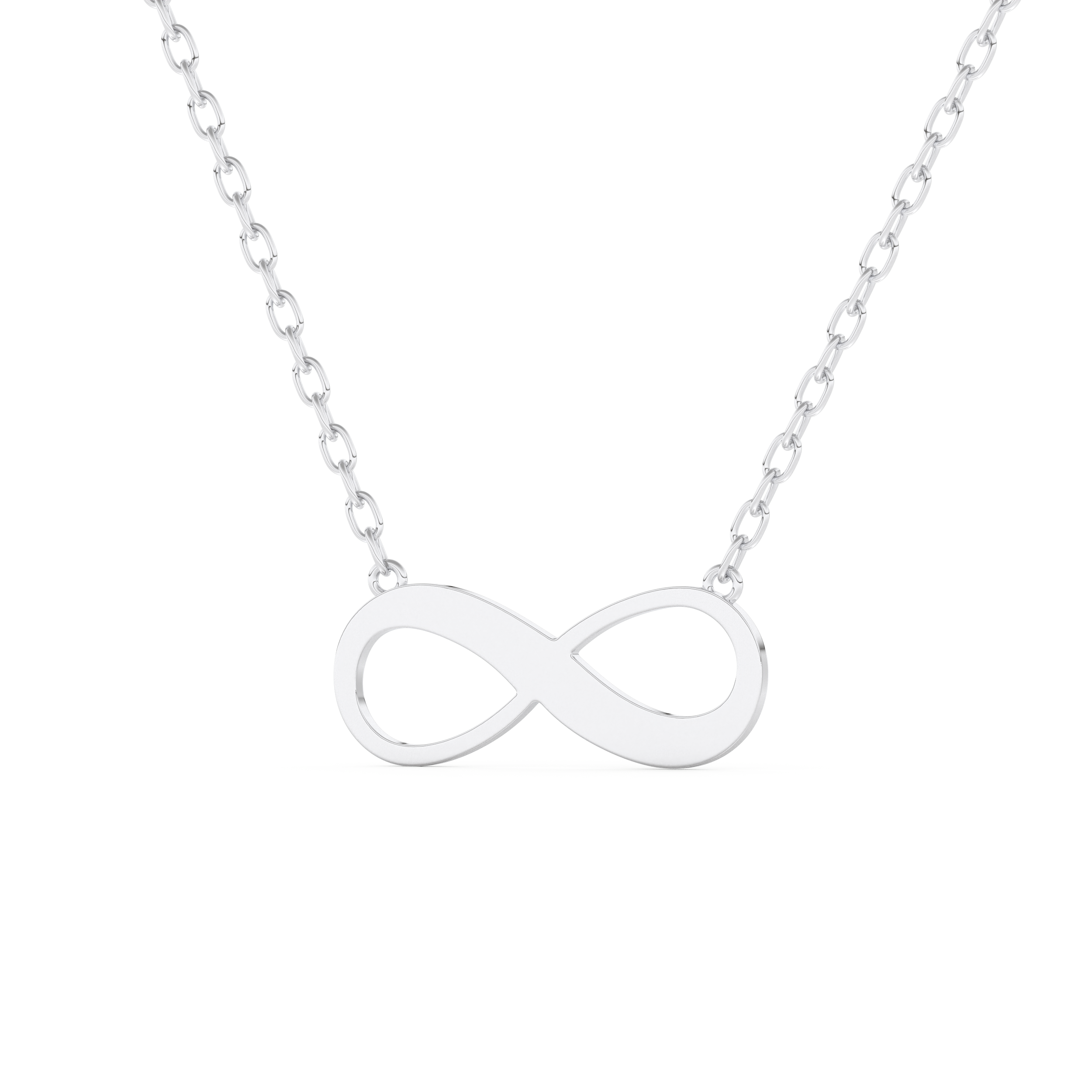 Custom Pendant Necklace – Infinity Symbol and Text Engraving 4