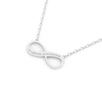 Custom Pendant Necklace – Infinity Symbol and Text Engraving 5