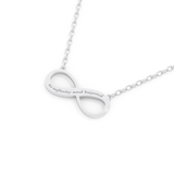 Custom Pendant Necklace – Infinity Symbol and Text Engraving 5