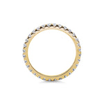 0.7 CT Round Full Eternity CVD EF/VVS Diamond Wedding Band 7