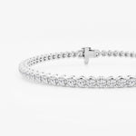 2 TCW Round Cut Lab Grown Diamond Tennis Bracelet