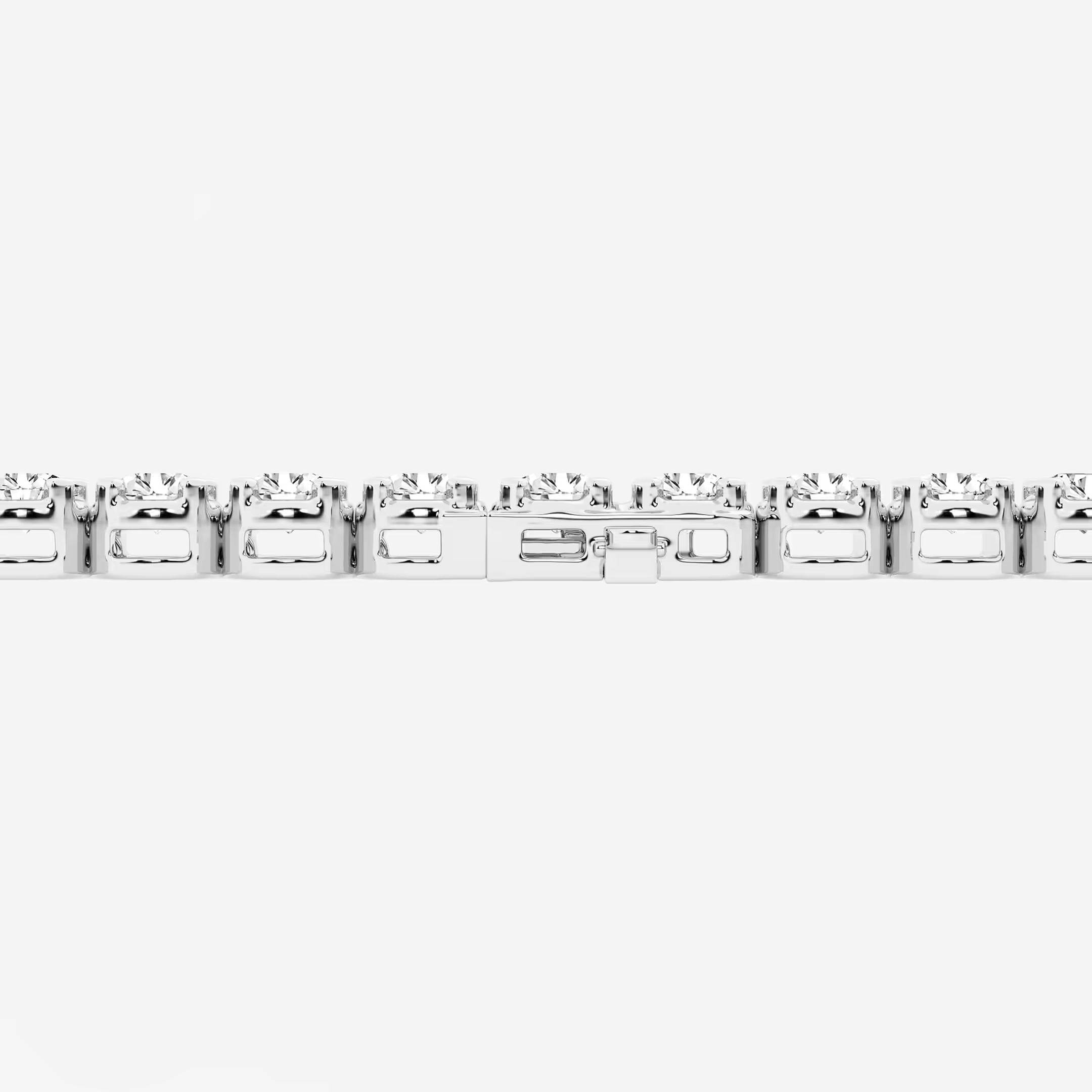 2 TCW Round Cut Lab Grown Diamond Tennis Bracelet