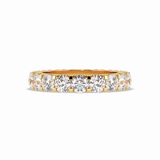 3.03 TCW Round Shape Full Eternity Wedding Band 8