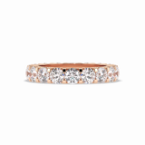 3.03 TCW Round Shape Full Eternity Wedding Band 15