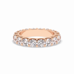 3.03 TCW Round Shape Full Eternity Wedding Band 17