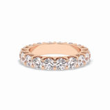 3.03 TCW Round Shape Full Eternity Wedding Band 17