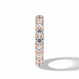 3.03 TCW Round Shape Full Eternity Wedding Band 18