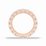 3.03 TCW Round Shape Full Eternity Wedding Band 21