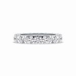 3.03 TCW Round Shape Full Eternity Wedding Band 1