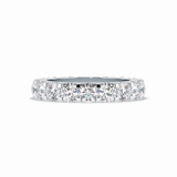 3.03 TCW Round Shape Full Eternity Wedding Band 1