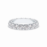3.03 TCW Round Shape Full Eternity Wedding Band 3