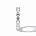 3.03 TCW Round Shape Full Eternity Wedding Band 4