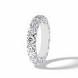 3.03 TCW Round Shape Full Eternity Wedding Band 5