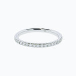 0.32 CT Round Eternity CVD EF/VS1 Diamond Wedding Band 1