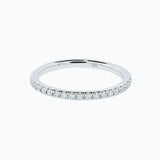 0.32 CT Round Eternity CVD EF/VS1 Diamond Wedding Band 1