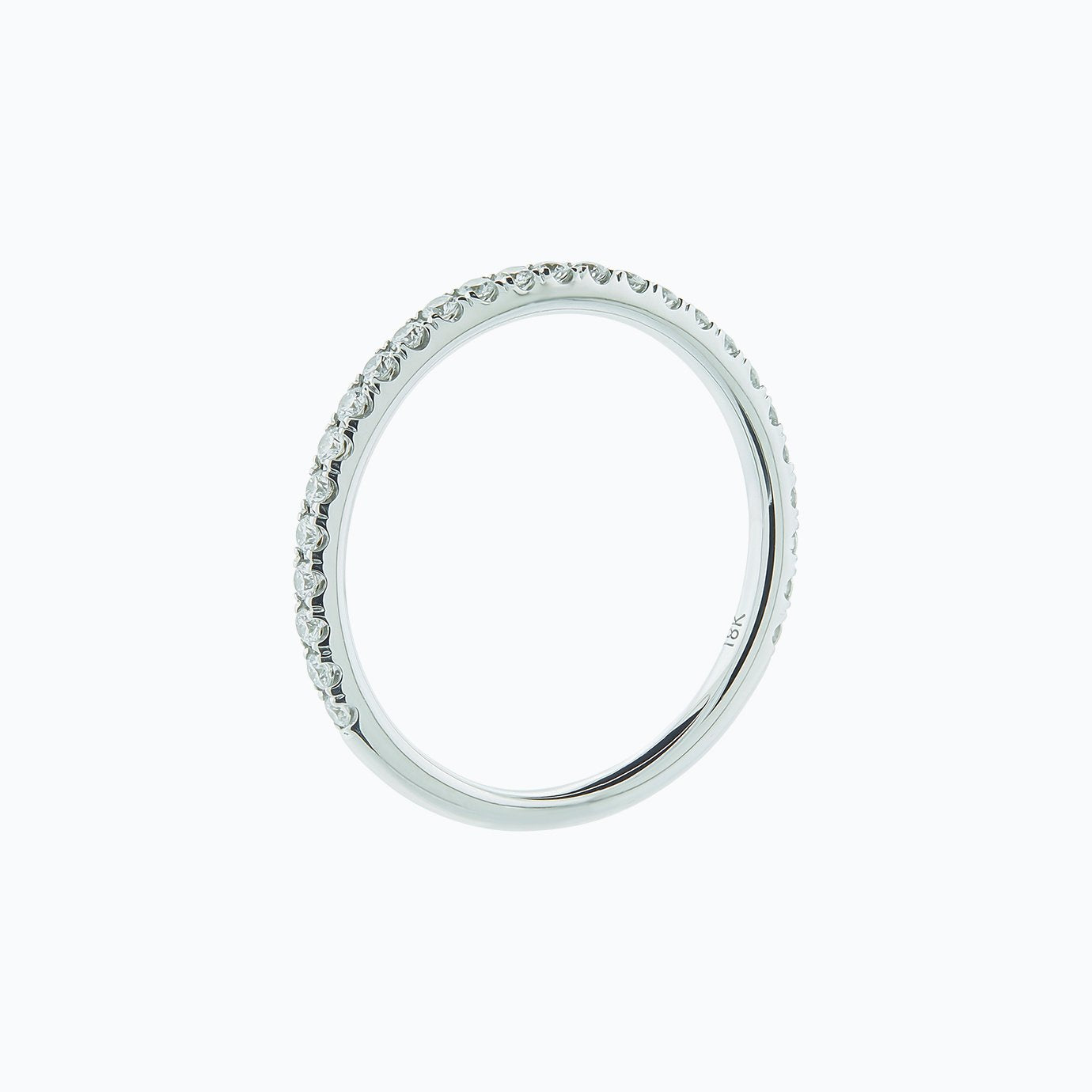 0.32 CT Round Eternity CVD EF/VS1 Diamond Wedding Band 2