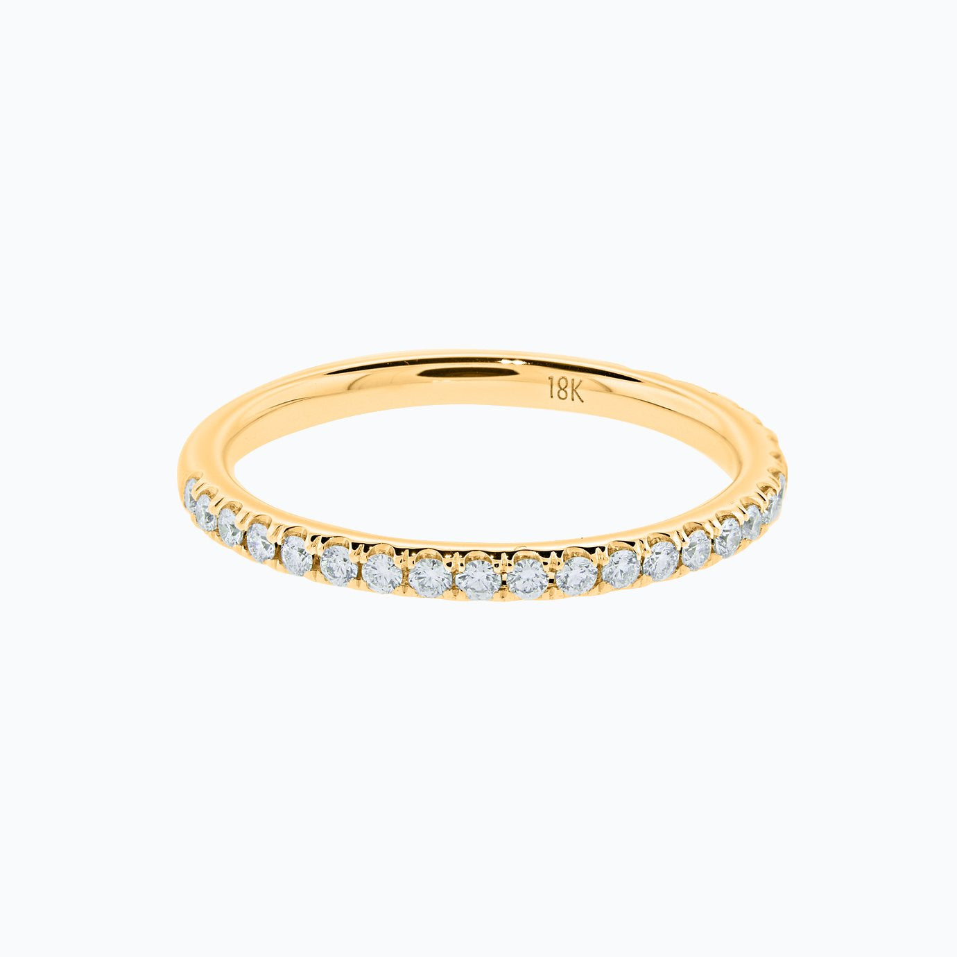 0.32 CT Round Eternity CVD EF/VS1 Diamond Wedding Band 3