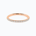 0.32 CT Round Eternity CVD EF/VS1 Diamond Wedding Band 5