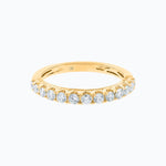 0.30 CT Round Half Eternity CVD EF/VS1 Diamond Wedding Band 5