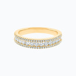 0.70 CT Round Micro Pave CVD EF/VS1 Diamond Wedding Band 5