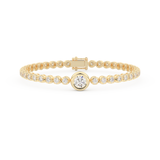 Tennis Moissanite Bracelet – Crafted in 14K/18K Gold with DEF VVS Sparkle
