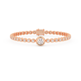 Tennis Moissanite Bracelet – Crafted in 14K/18K Gold with DEF VVS Sparkle